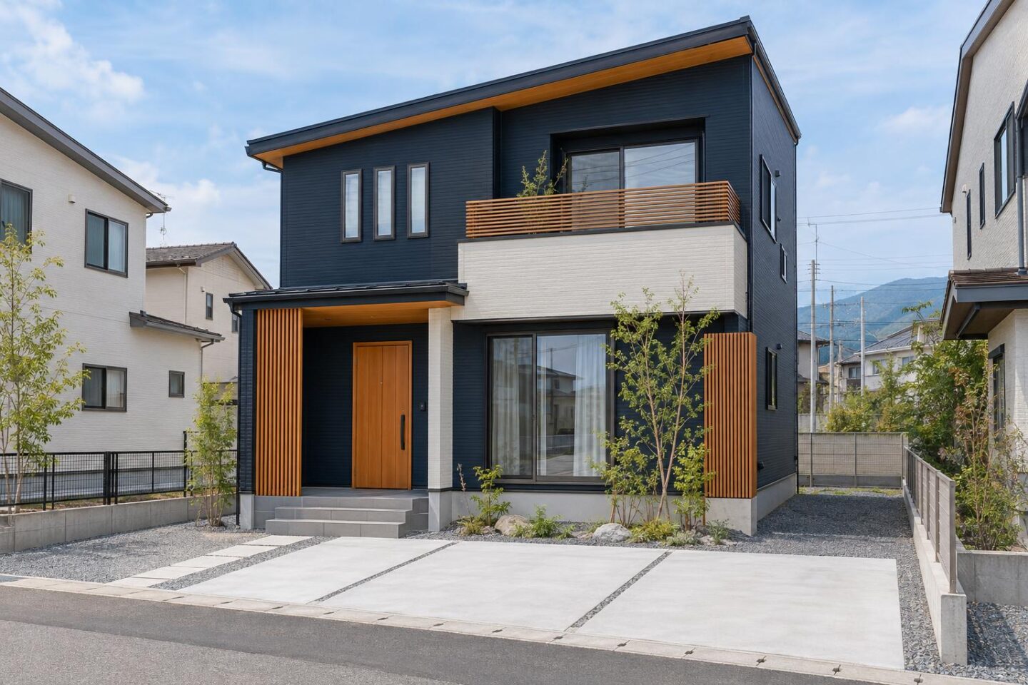 矢巾町の新築戸建て(4LDK・高断熱)の外観